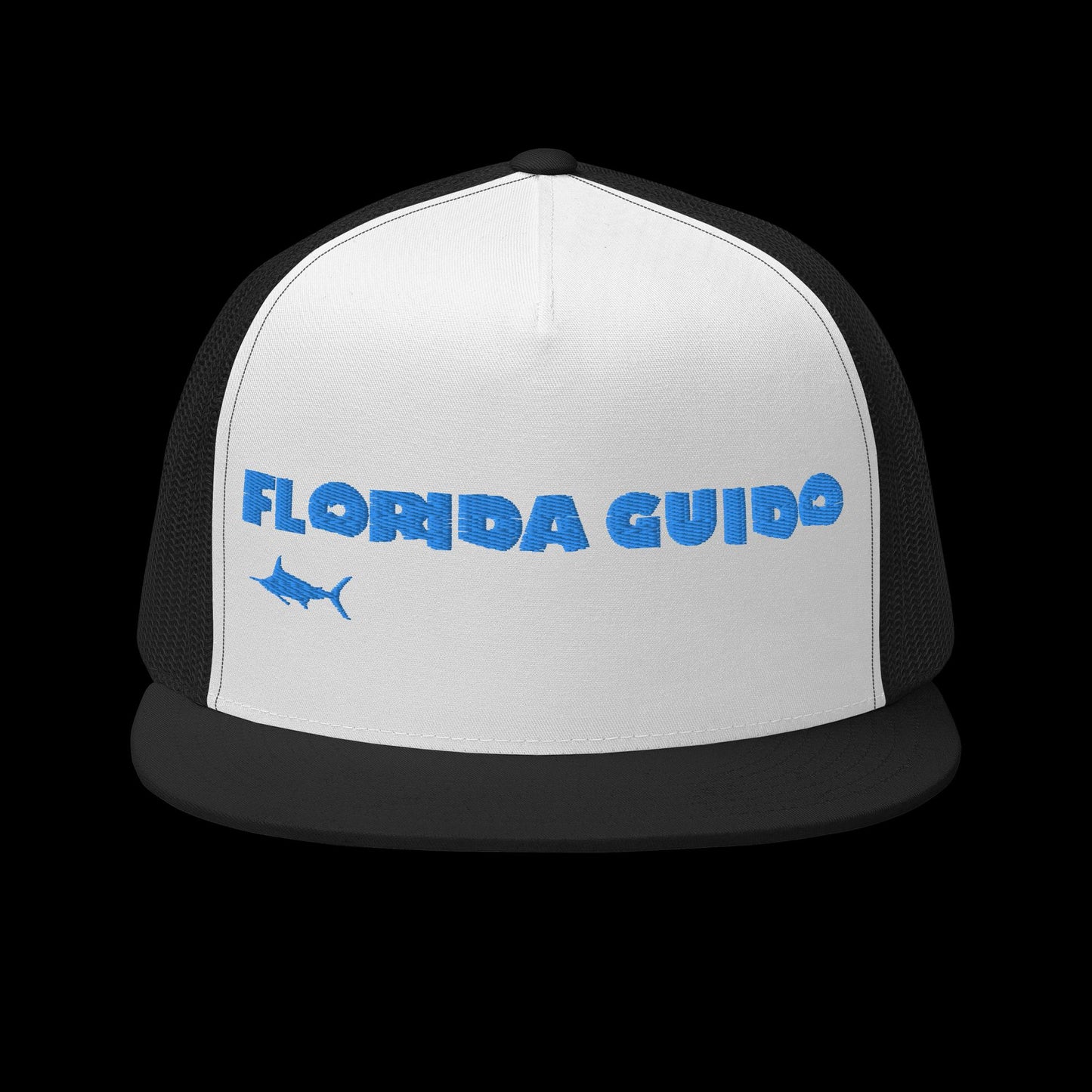 Florida Guido Blue Swordfish Snapback Trucker