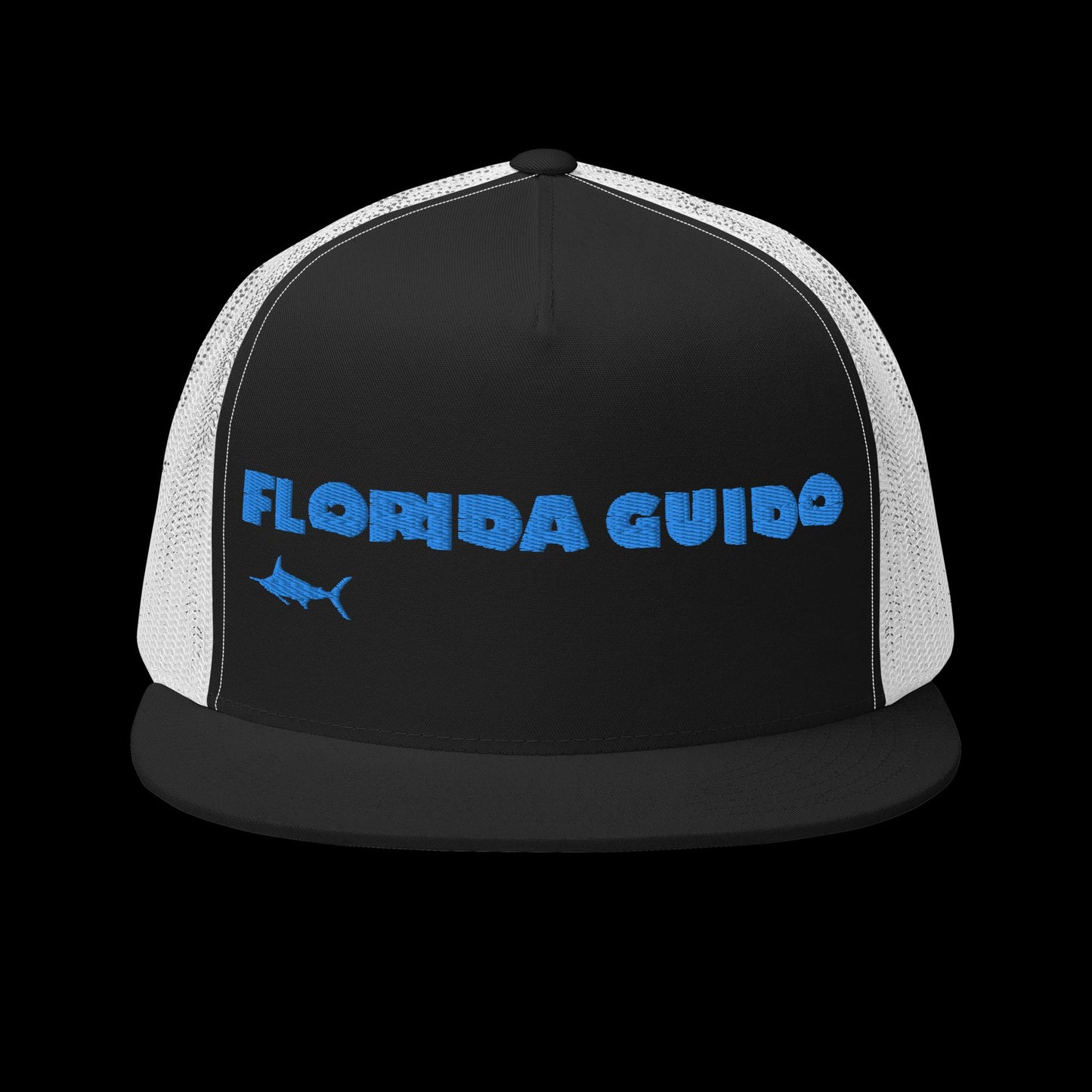 Florida Guido Blue Swordfish Snapback Trucker