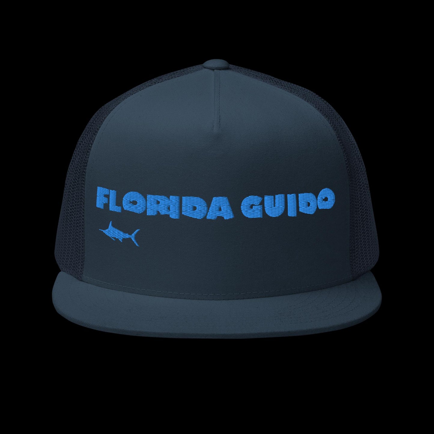 Florida Guido Blue Swordfish Snapback Trucker