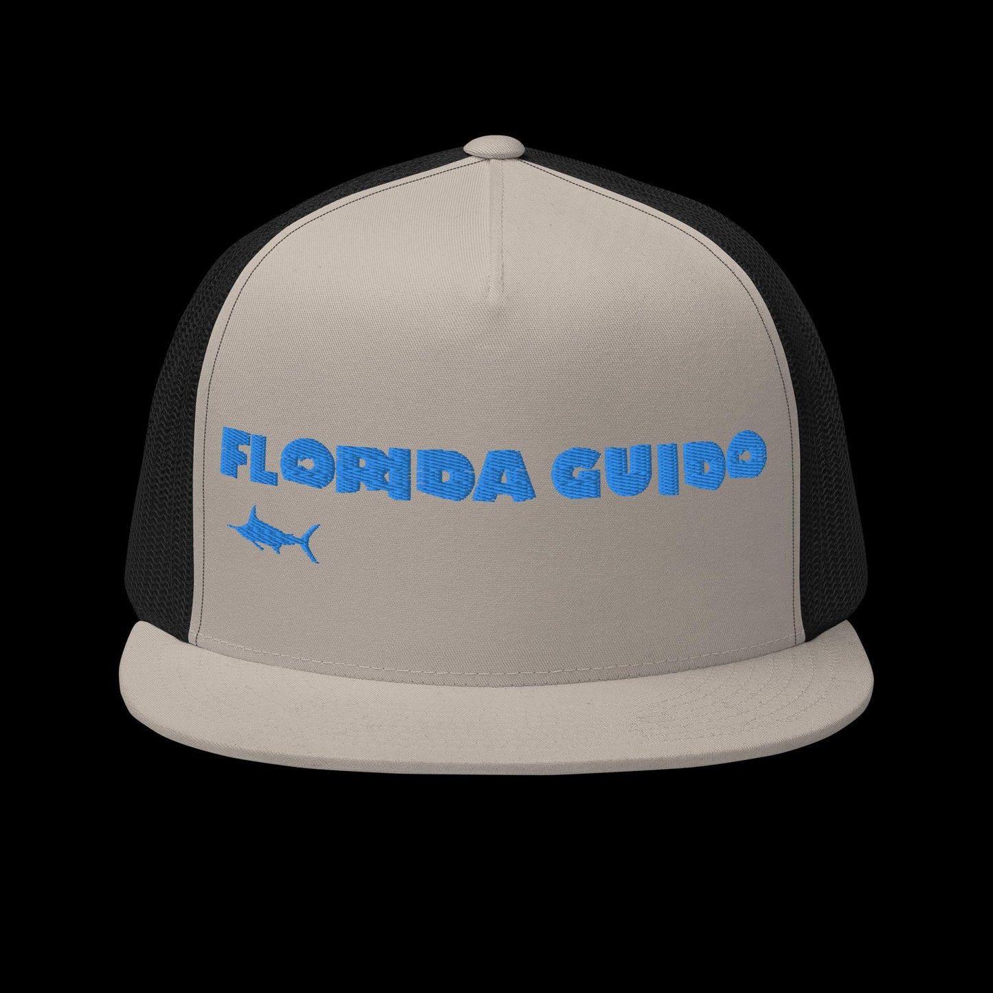 Florida Guido Blue Swordfish Snapback Trucker