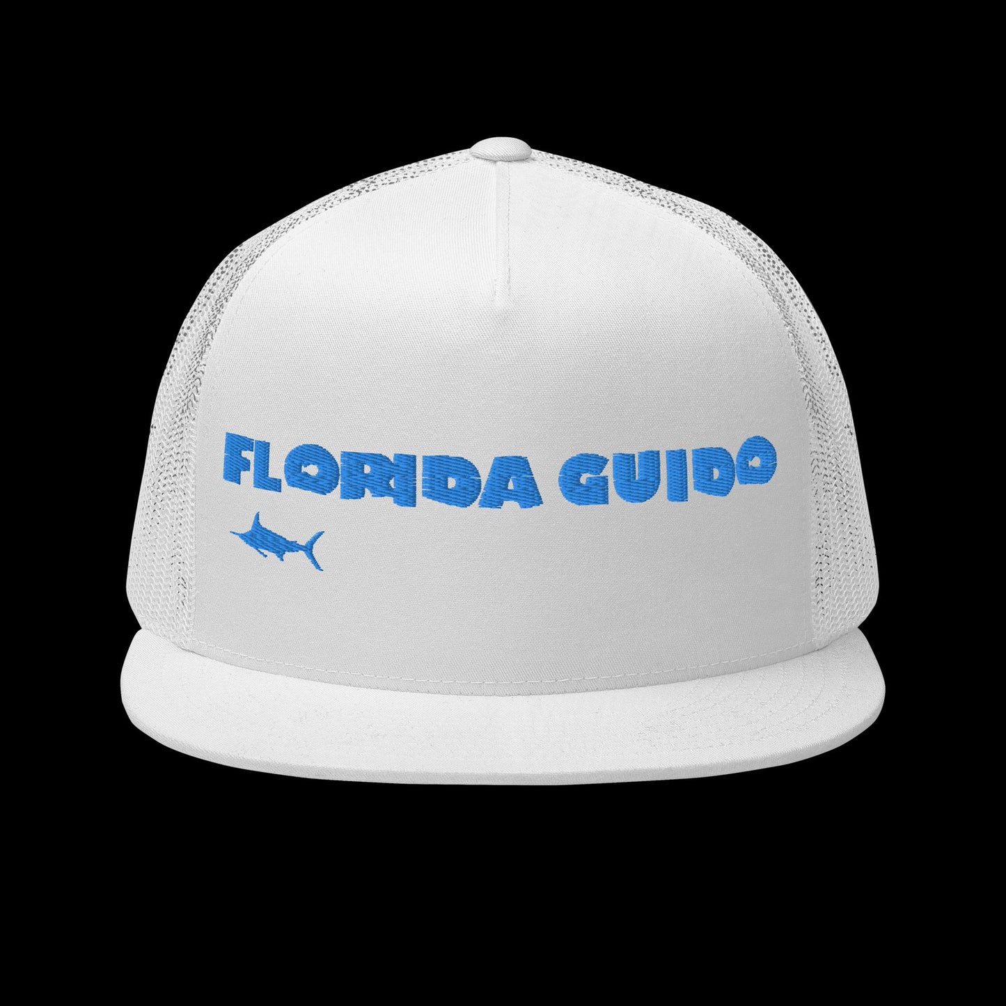 Florida Guido Blue Swordfish Snapback Trucker