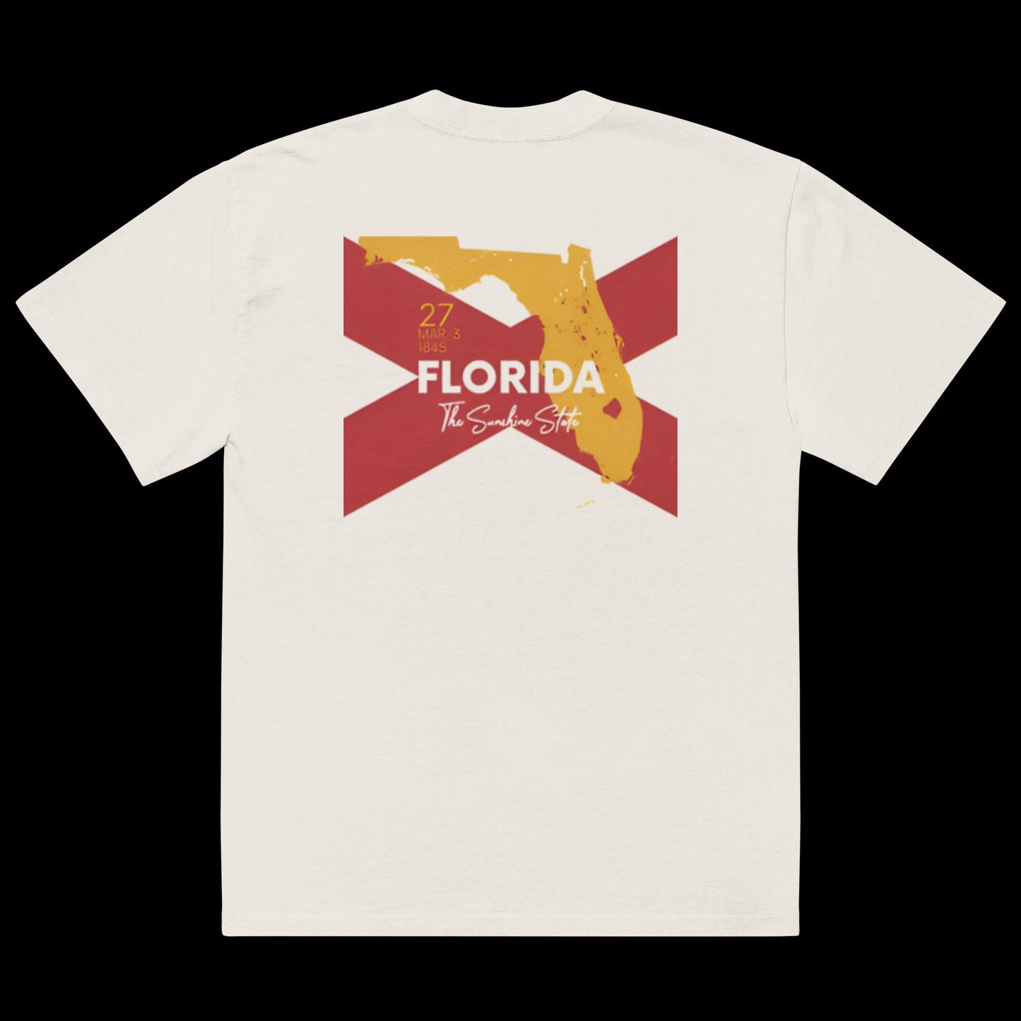 FLG- Shark x FL Flag Tee *Oversized*