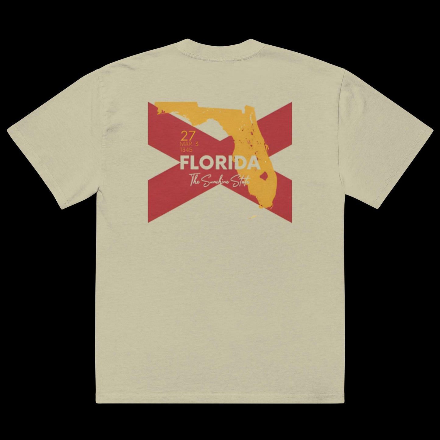 FLG- Shark x FL Flag Tee *Oversized*