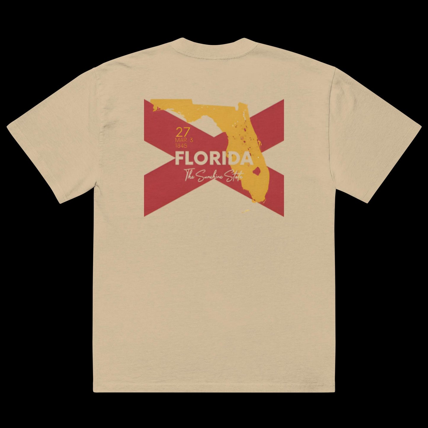 FLG- Shark x FL Flag Tee *Oversized*