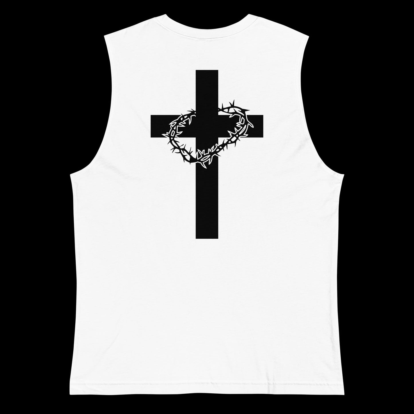 Cross + Crown Of Thorns Muscle Shirt